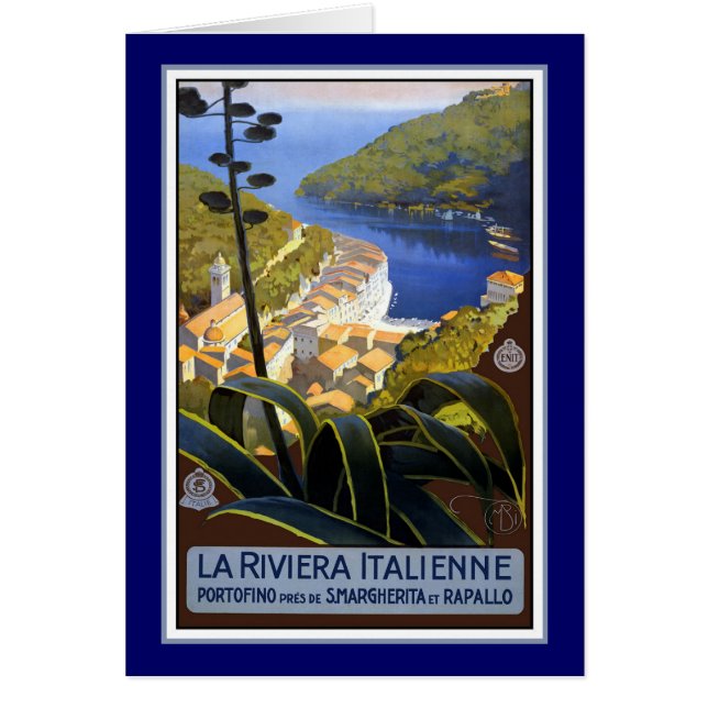 Italian Riviera Travel Poster (Front)