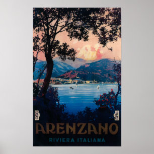 Italian Riviera Travel Poster