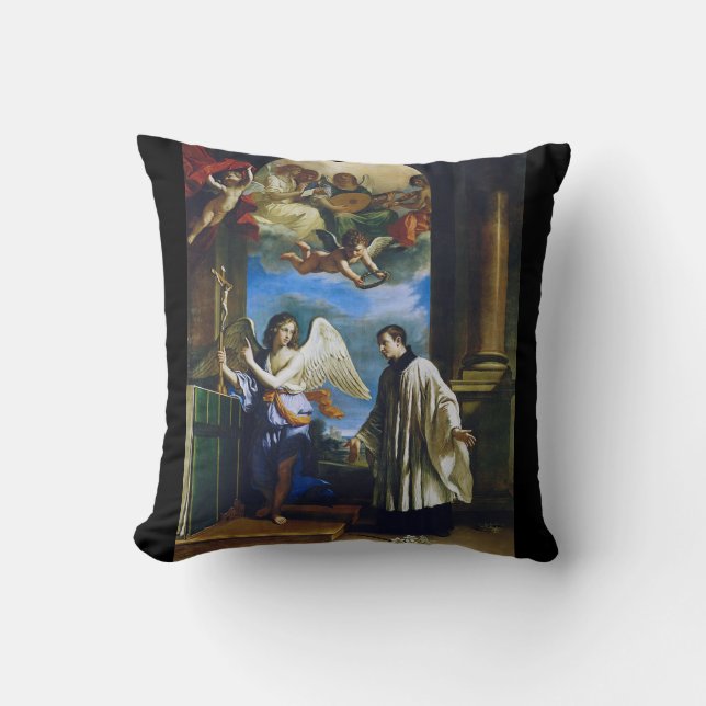 Italian Saint Aloysius Gonzaga Cushion (Front)