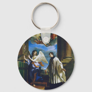 Italian Saint Aloysius Gonzaga Key Ring