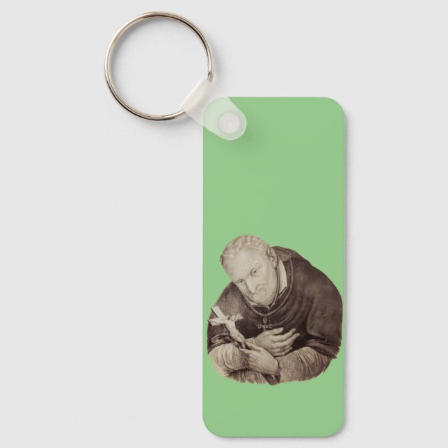 Italian Saint Alphonsus Liguori Key Ring (Front)