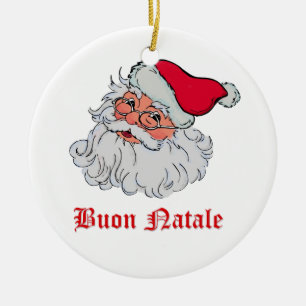 Italian Santa Claus #2 Ceramic Tree Decoration