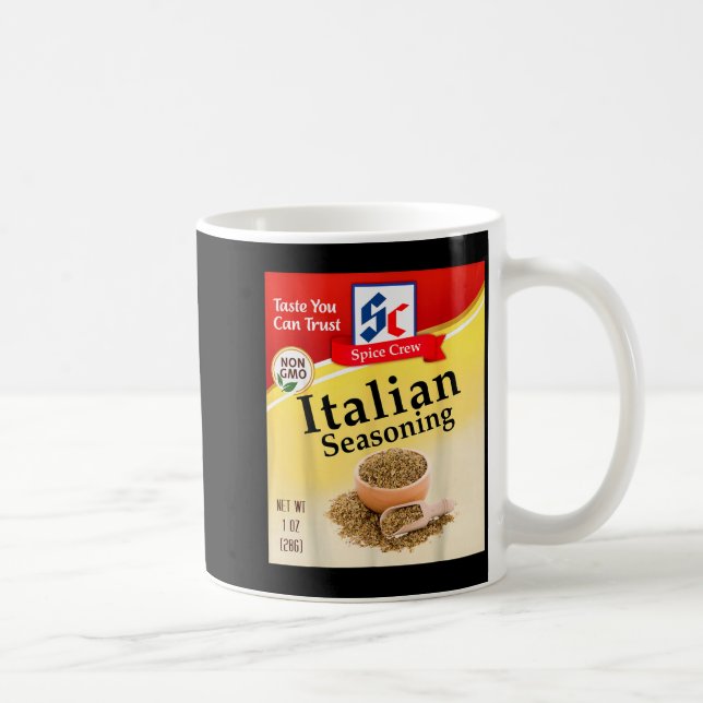 Italian Seasoning Condiment Costume Holiday Sce Co Coffee Mug (Right)