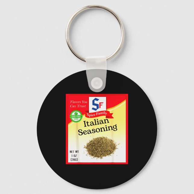 Italian Seasoning Sce Group Costume Family Matchin Key Ring (Front)