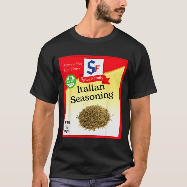 Italian Seasoning Sce Group Costume Family Matchin T-Shirt (Front)