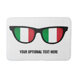 Italian Shades custom bath mats