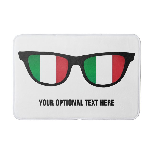 Italian Shades custom bath mats (Front)