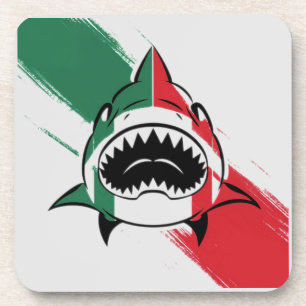 Italian Shark Coaster