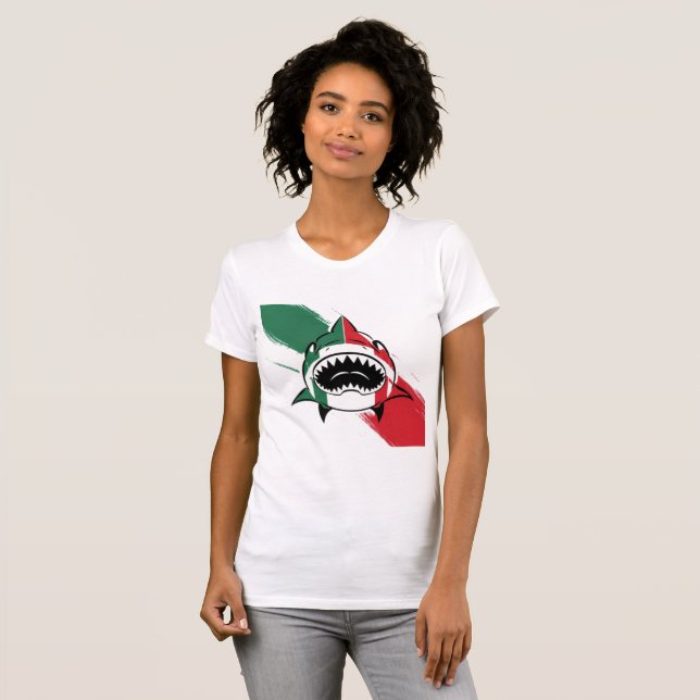 Italian Shark T-Shirt (Front Full)