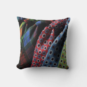 Italian Silk Neckties Cushion