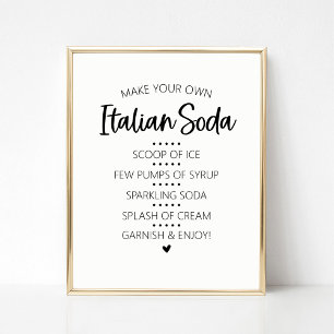 Italian Soda Bar Sign