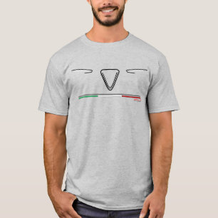 Italian Sports Car Alfa Abstract Front T-Shirt