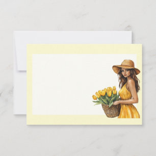 Italian Spring Clipart Card