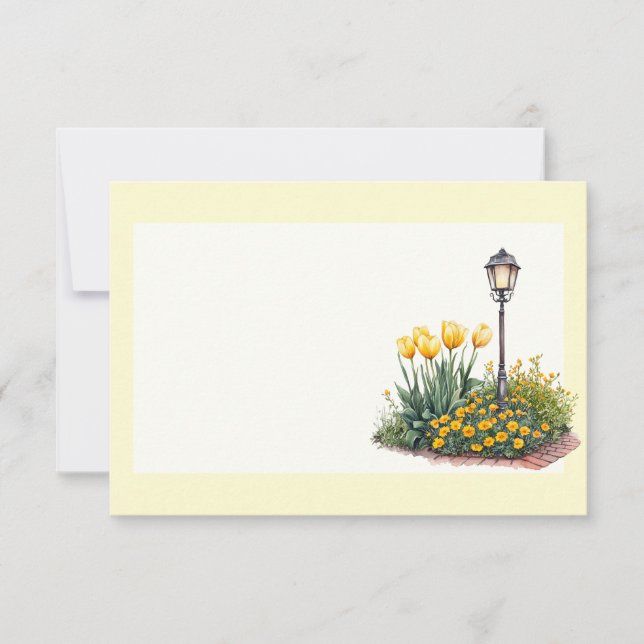 Italian Spring Clipart Card (Front)