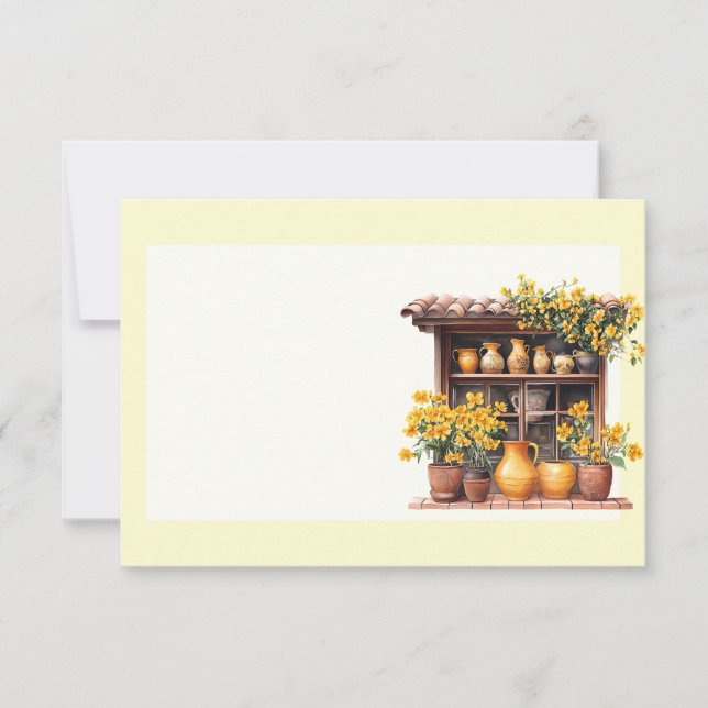 Italian Spring Clipart Card (Front)