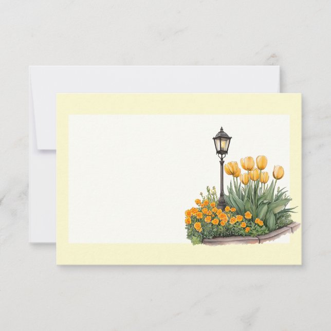 Italian Spring Clipart Card (Front)