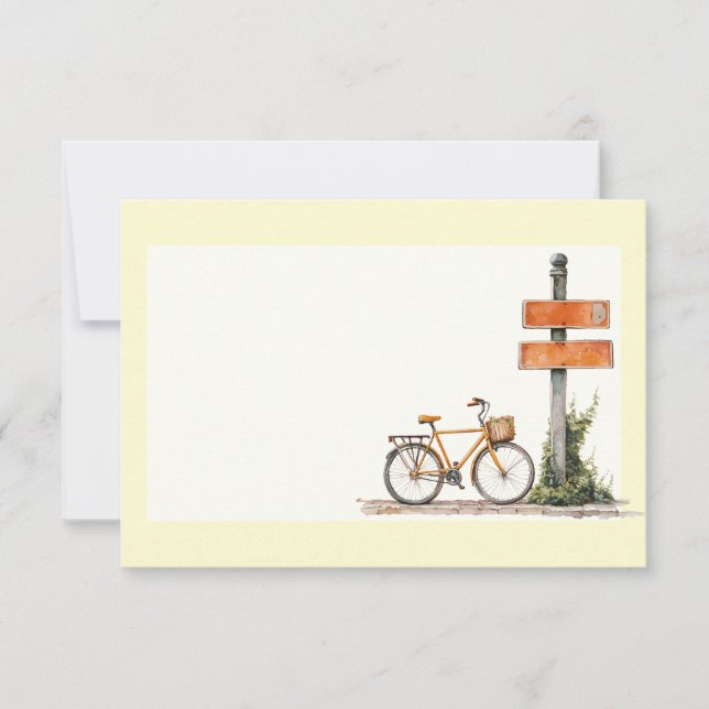 Italian Spring Clipart Card (Front)