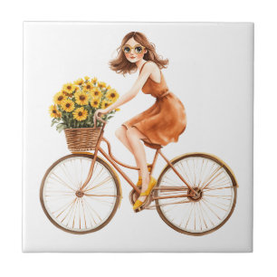 Italian Spring Clipart Ceramic Tile