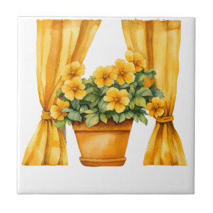 Italian Spring Clipart Ceramic Tile