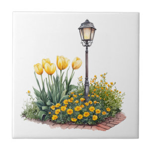 Italian Spring Clipart Ceramic Tile