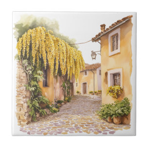 Italian Spring Clipart Ceramic Tile