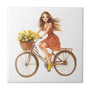 Italian Spring Clipart Ceramic Tile
