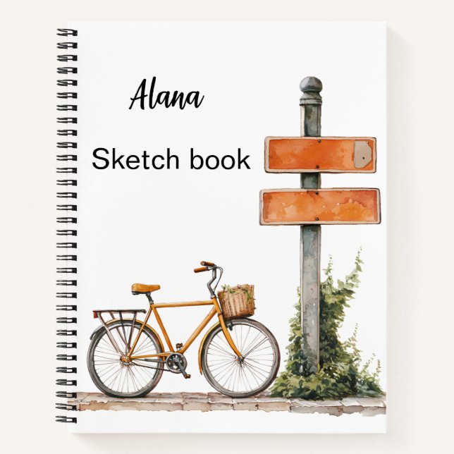 Italian Spring Clipart Notebook (Front)