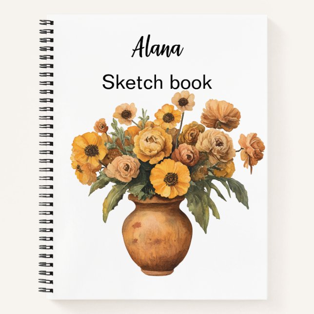 Italian Spring Clipart Notebook (Front)
