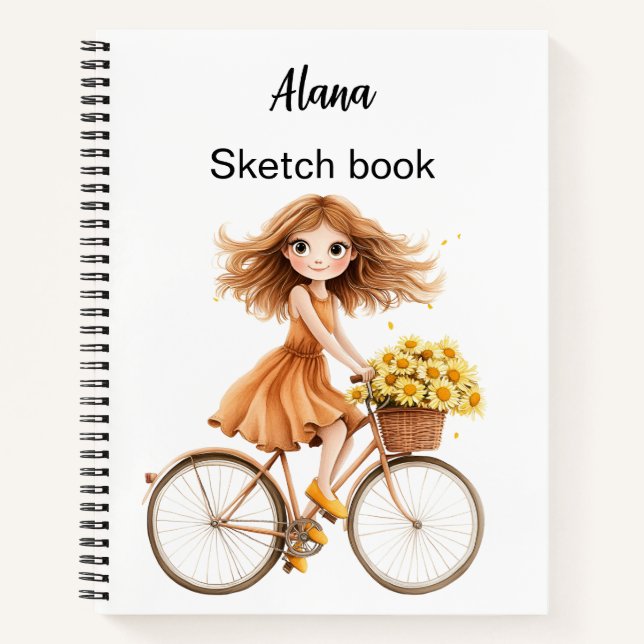 Italian Spring Clipart Notebook (Front)