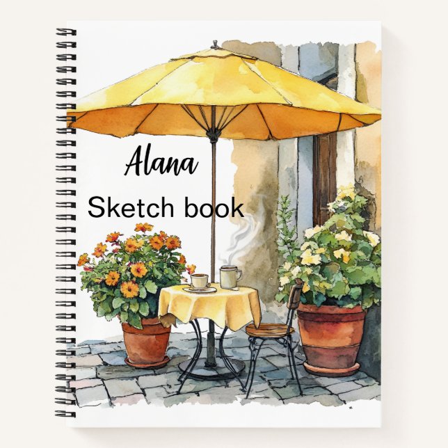 Italian Spring Clipart Notebook (Front)
