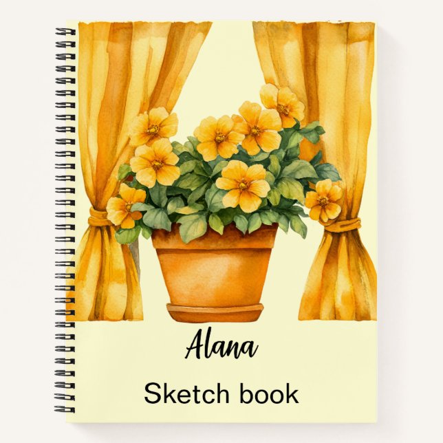 Italian Spring Clipart Notebook (Front)
