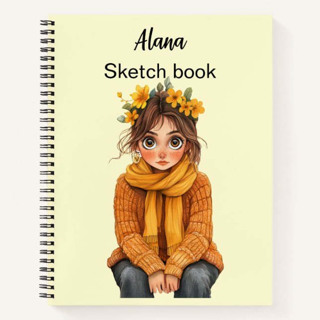 Italian Spring Clipart Notebook (Front)