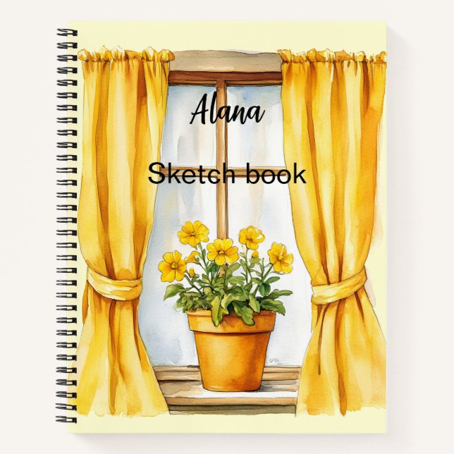 Italian Spring Clipart Notebook (Front)