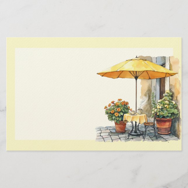 Italian Spring Clipart Stationery (Front)