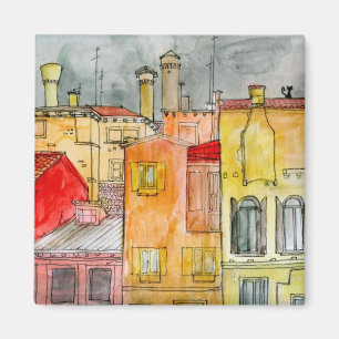 Italian street magnet