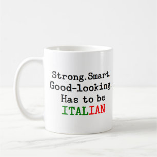 italian strong coffee mug