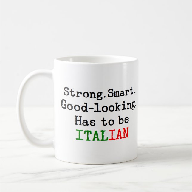 italian strong coffee mug (Left)