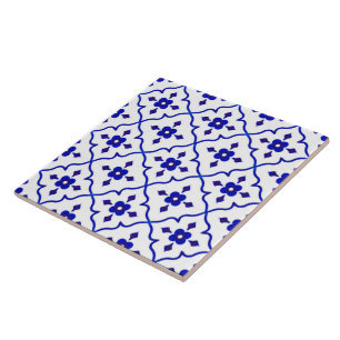 Italian Style Blue Ceramic Tile. Tile