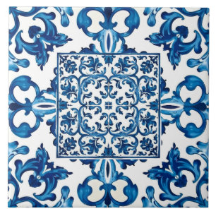Italian style,Mediterranean,mosaic,blue, Ceramic Tile