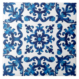 Italian style,Mediterranean,mosaic,blue, Ceramic Tile
