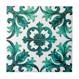 Italian style,mosaic,green ceramic tile