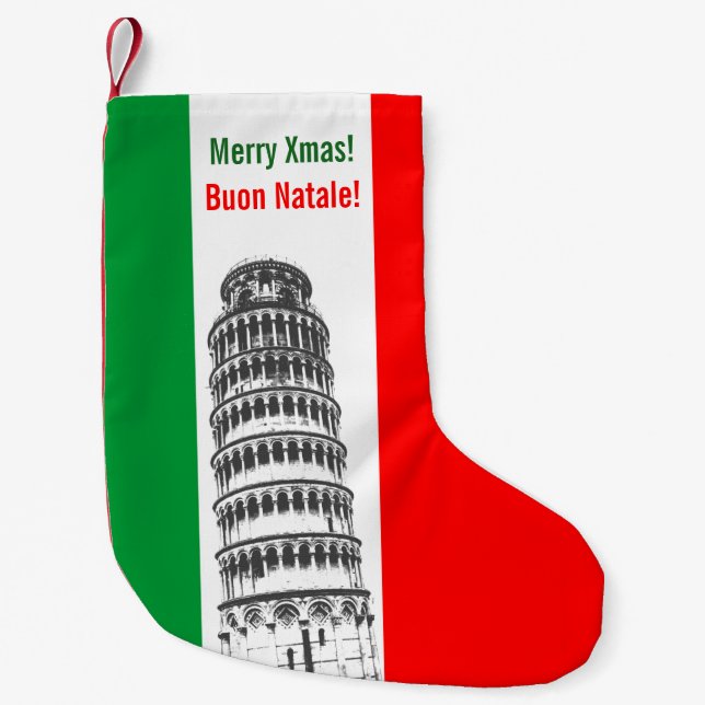 Italian Style Small Christmas Stocking (Front)