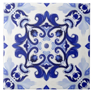 Italian style,tiles,majolica, All-Over Print Ceramic Tile