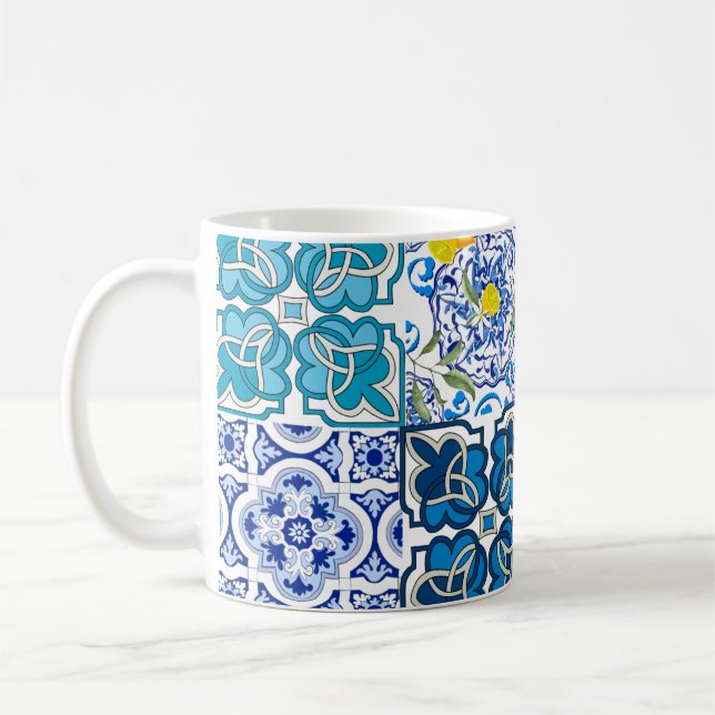 Italian style  ,vibrant          coffee mug (Left)