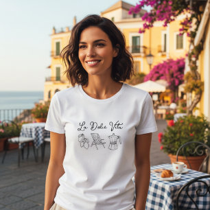 Italian Summer Doodles Dolce Vita Tri-Blend Shirt