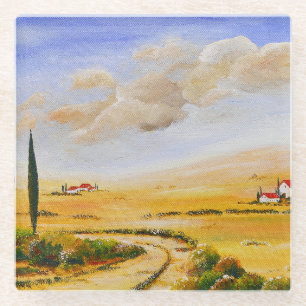 Italian Summer Glass Coaster