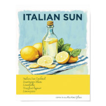 Italian Sun Recipe Poster 