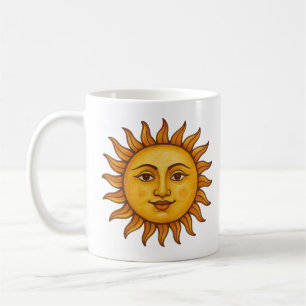Italian Sunface Coffee Mug