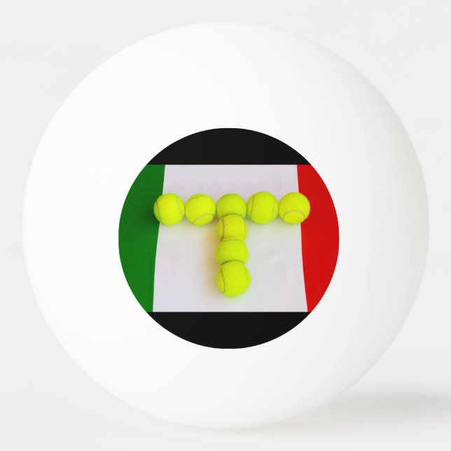 ITALIAN TENNIS  PING PONG  BALL (Front)