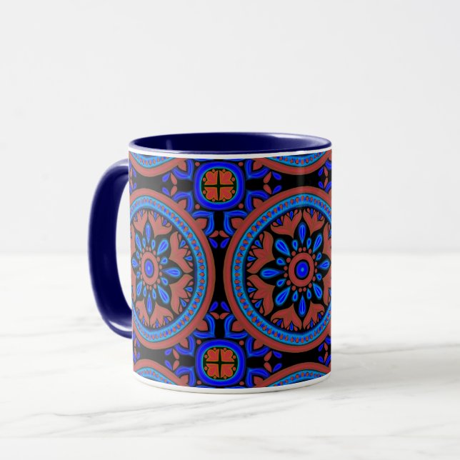 italian Tile Mug (Front Left)